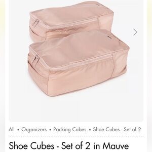 Shoe Cubes - Set of 2 in Mauve